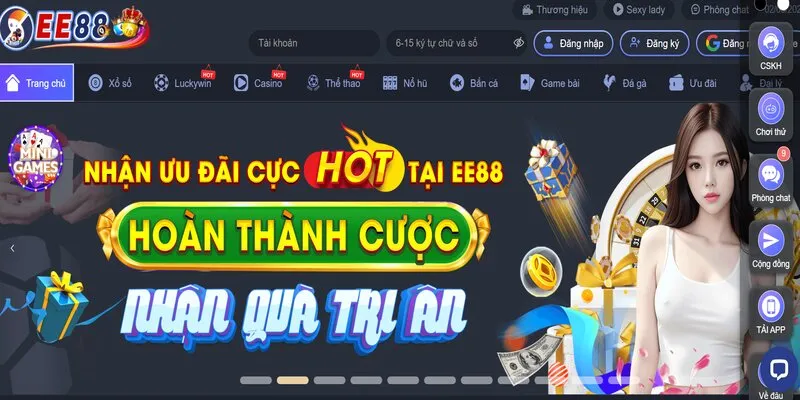 Đăng nhập EE88 truy cập an toàn nhanh chóng